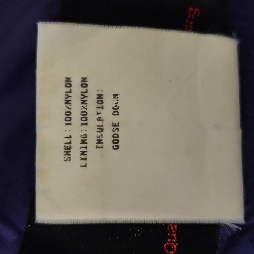 REI Vintage Goose Down Quilted Puffer Jacket Purple Size Large - Picture 9 of 13
